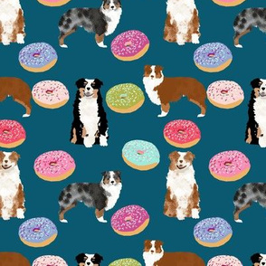 australian shepherd donuts cute pink donuts aussie dogs cute best dog fabric doughnuts design