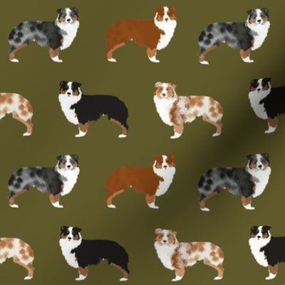 aussie dog cute australian shepherd dogs cute dog fabric red merle blue merle aussies black and tan aussie dog cute dog design