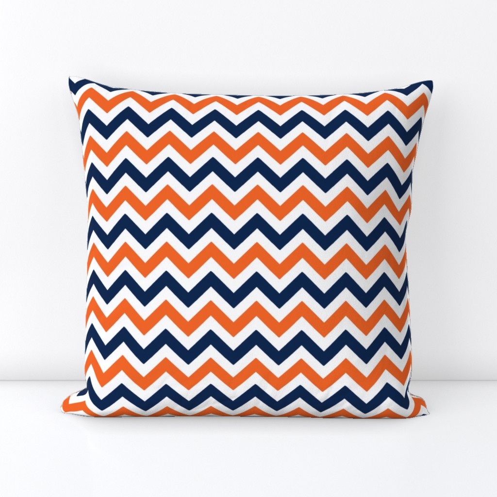 Navy and orange team color _Chevron