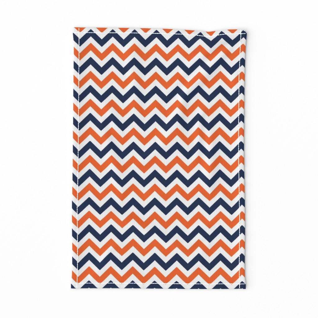 Navy and orange team color _Chevron