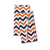 Navy and orange team color _Chevron