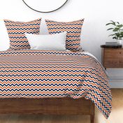 Navy and orange team color _Chevron