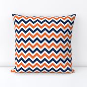 Navy and orange team color _Chevron