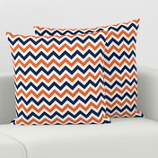 Navy and orange team color _Chevron