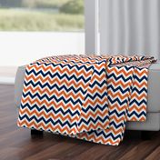 Navy and orange team color _Chevron