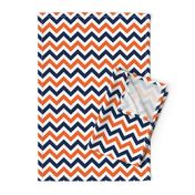 Navy and orange team color _Chevron