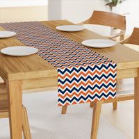 Navy and orange team color _Chevron