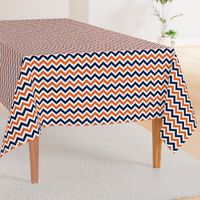 Navy and orange team color _Chevron