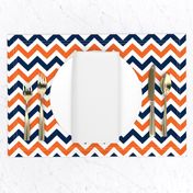 Navy and orange team color _Chevron