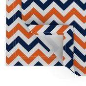 Navy and orange team color _Chevron