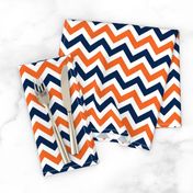 Navy and orange team color _Chevron