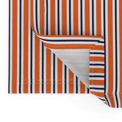 Navy and orange team color _stripe