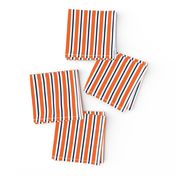 Navy and orange team color _stripe