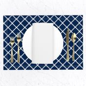 Navy and orange team color _Navy_Blue_Trellis