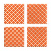 Navy and orange team color _Orange_Trellis