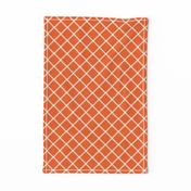 Navy and orange team color _Orange_Trellis