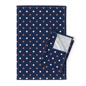 Navy and orange team color _Navy_Dot