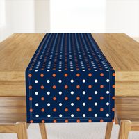 Navy and orange team color _Navy_Dot