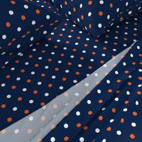 Navy and orange team color _Navy_Dot