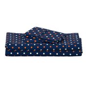 Navy and orange team color _Navy_Dot