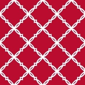Red and black team color Trellis red
