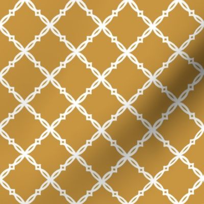 Blue and gold Team color Gold_Trellis