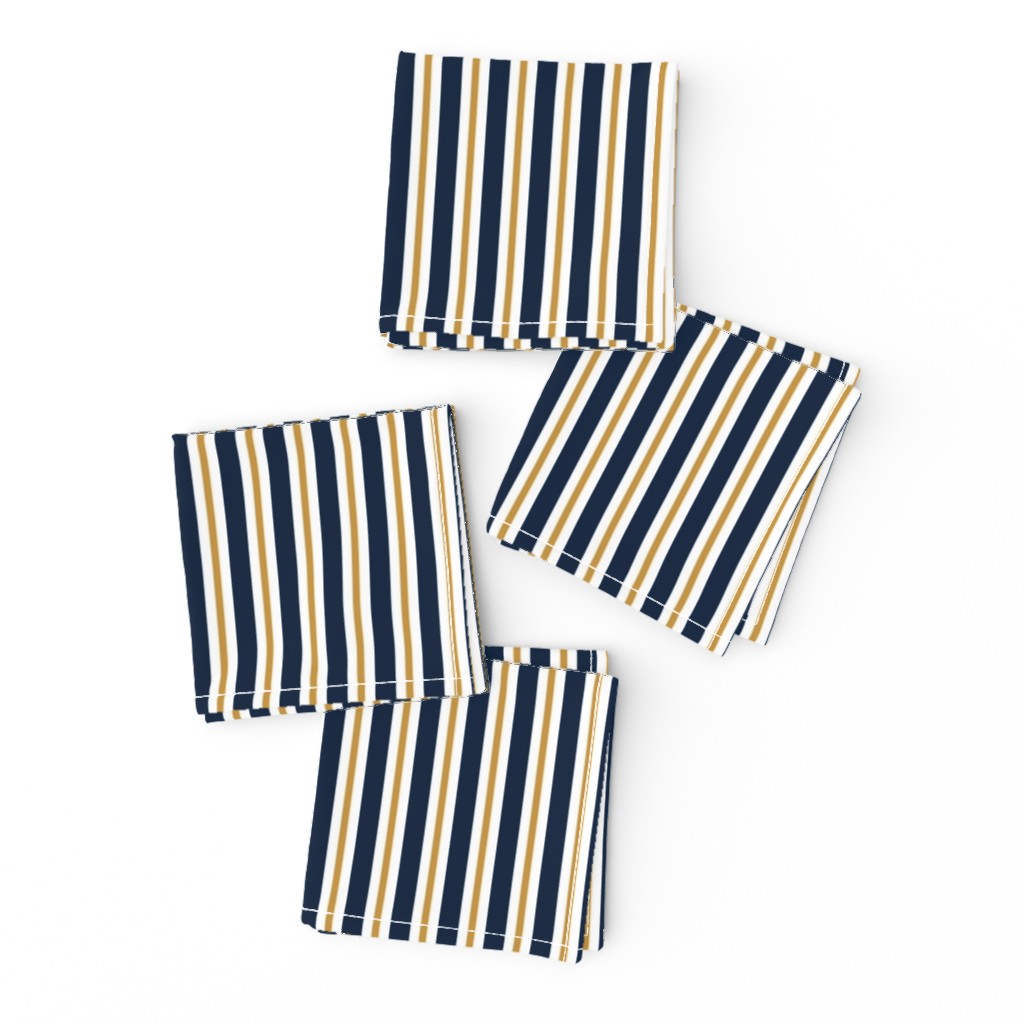 Blue and gold Team color Stripe