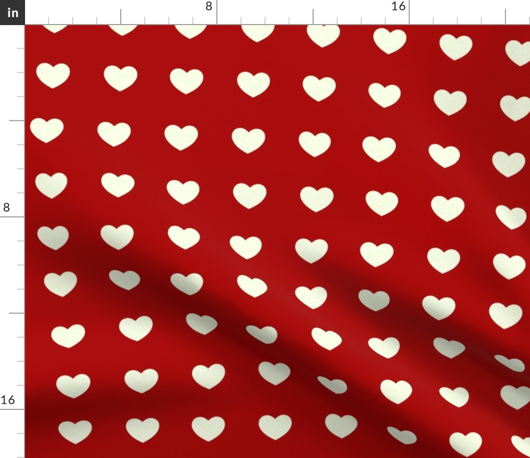 Heart punch Fabric bylacartera