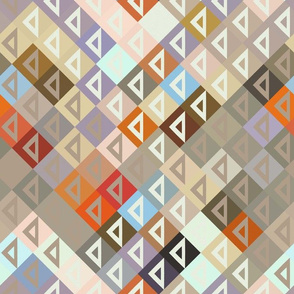 Modern Triangle Color Collage