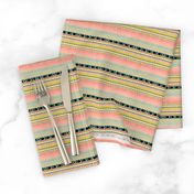 Doll Southwest Aztec faux linen