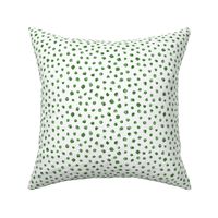 Christmascolors evergreen crayon polkadots