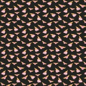 Flying Pigs on Black Background Extra Small Scale © Jennifer Garrett
