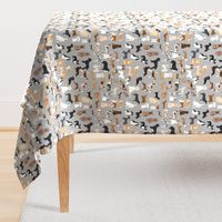 dogs grey fabric cute dog design best dogs grey fabric dogs dog breed fabric dog print dog pattern best dog design