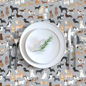 dogs grey fabric cute dog design best dogs grey fabric dogs dog breed fabric dog print dog pattern best dog design