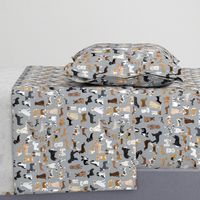 dogs grey fabric cute dog design best dogs grey fabric dogs dog breed fabric dog print dog pattern best dog design