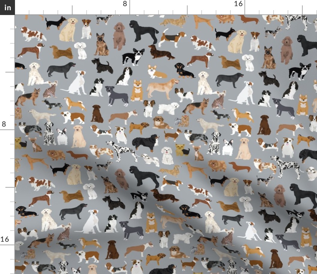 dogs grey fabric cute dog design best dogs grey fabric dogs dog breed fabric dog print dog pattern best dog design