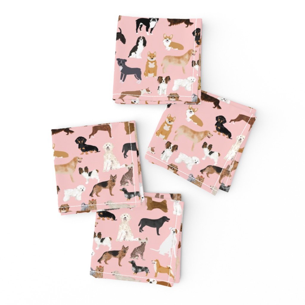 dogs pink cute dog fabric best dog breed pattern dog fabric dog design sweet dogs 