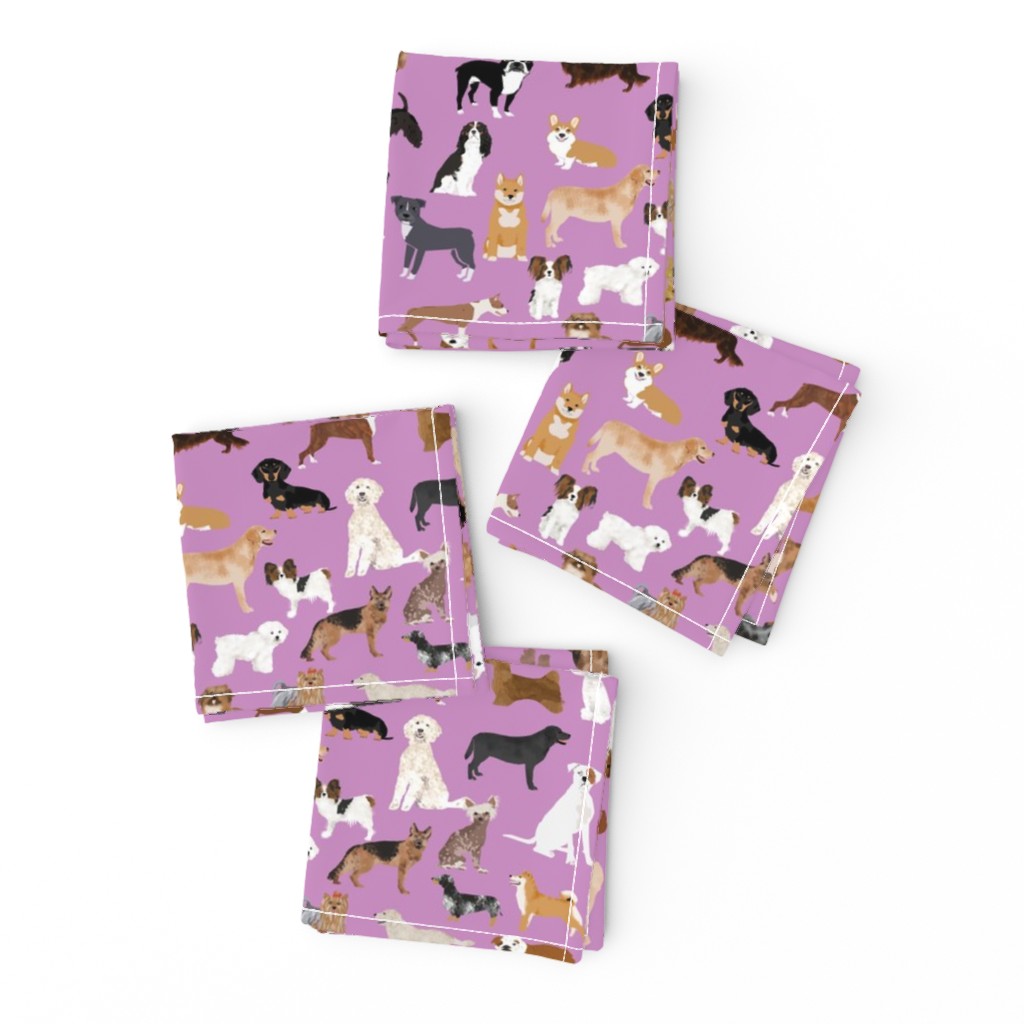 dogs cute dog purple dog fabric best dog breed design dog person fabric dog lovers fabric cute dog quilting fabric