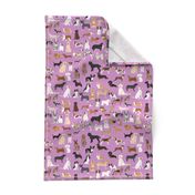 dogs cute dog purple dog fabric best dog breed design dog person fabric dog lovers fabric cute dog quilting fabric