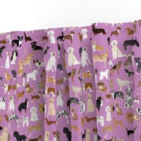 dogs cute dog purple dog fabric best dog breed design dog person fabric dog lovers fabric cute dog quilting fabric