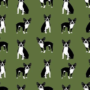 boston terriers cute green fabric best boston terrier design best boston terrier fabrics cute dog design best dogs fabric