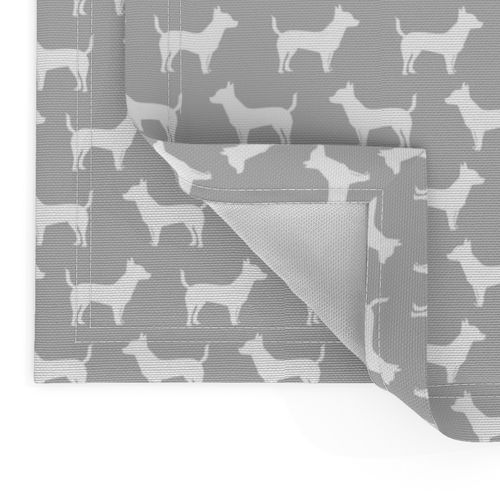 chihuahua dog grey fabric chihuahua dog silhouette fabric cute grey and white chihuahua fabrics cute chihuahua design dog design fabric cute dogs best dog chihuahuas fabric