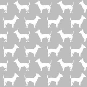 chihuahua dog grey fabric chihuahua dog silhouette fabric cute grey and white chihuahua fabrics cute chihuahua design dog design fabric cute dogs best dog chihuahuas fabric