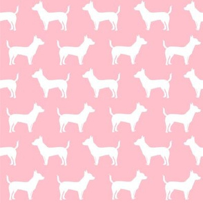 chihuahua pink silhouette dog fabric cute dog design best pink dogs fabric chihuahuas cute design
