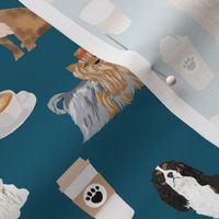 dogs cute dog fabric with coffees blue best dog designs cute dog fabric best dog fabrics cute dog designs coffee and dogs love