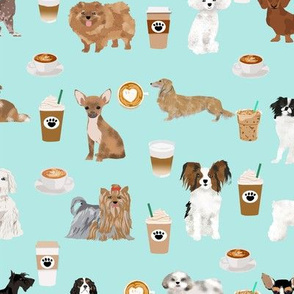 dogs and coffee fabric cute dog breed designs best dogs coffee latte cute dogs fabric with coffee