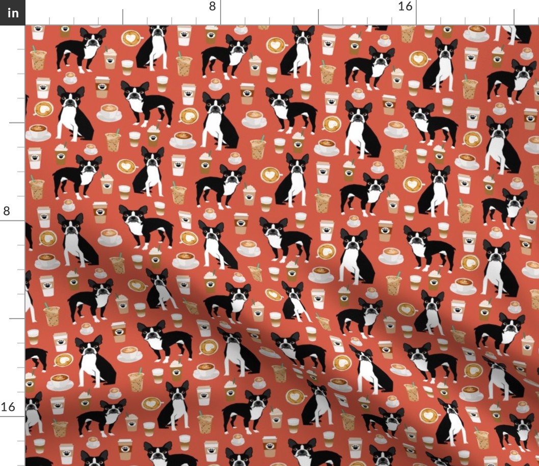 boston terrier dogs fabric cute coffee fabrics best boston terriers dog cute dog fabric