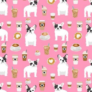 frenchie coffee cute french bulldogs fabric best french buldogs fabric cute frenchie best dogs coffee print