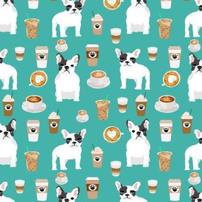 french bulldogs coffee fabric cute frenchie coffee fabric cafe latte fabrics cute frenchie dog fabric