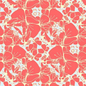 Coral Floral 